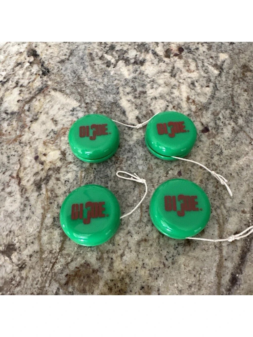 4x G.I. Joe Yo-Yo Lot Hong Kong 1980s GOOD CONDITION + FAST SHIPPING